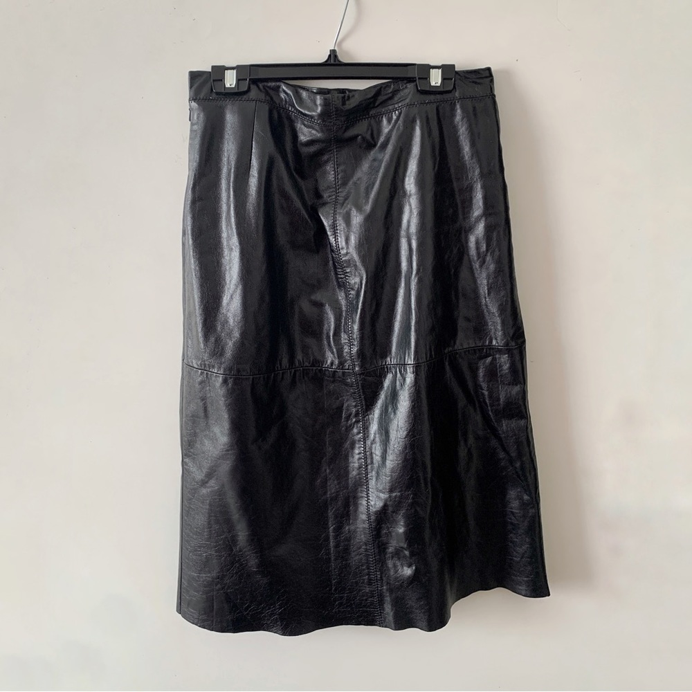 Gap REAL Leather Maxi Skirt